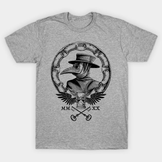 Plague Doctor T-Shirt by RavenWake